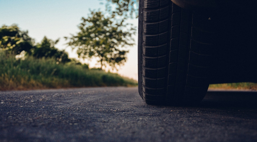 car on road